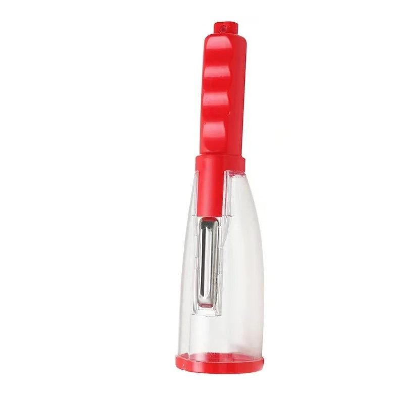 Anti Splash Fruit Peeler with Container Mess Free Kitchen Vegetable Peeler