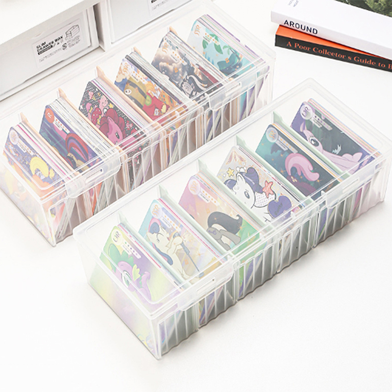 Transparent Card Storage Box Organizer | Inspire Uplift