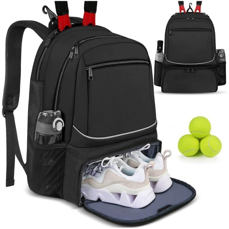 Compact Tennis Racket Backpack Professional Tennis Racquet Backpack with Shoe Compartment | Inspire Uplift