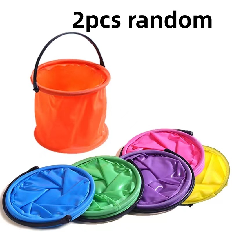 Portable collapsible bucket for Kids Beach Play and Outdoor Adventures