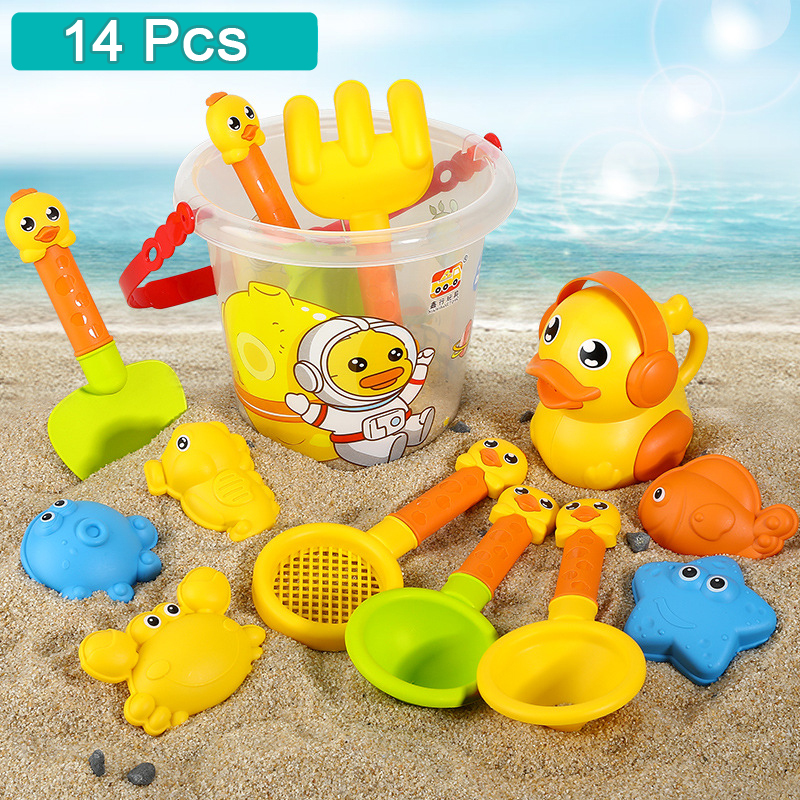 Kids Beach Sand Toy Set with Bucket and Shovel for Toddlers Summer Water Play