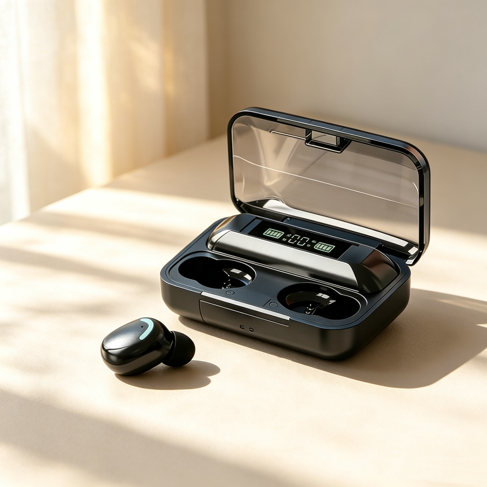 SoundPulse Pro Wireless Earbuds with Deep Bass Touch Control & Waterproof Sport Fit