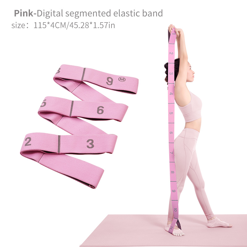 FlexPro Stretching Strap with Loops for Yoga Pilates Ballet & Flexibility Training