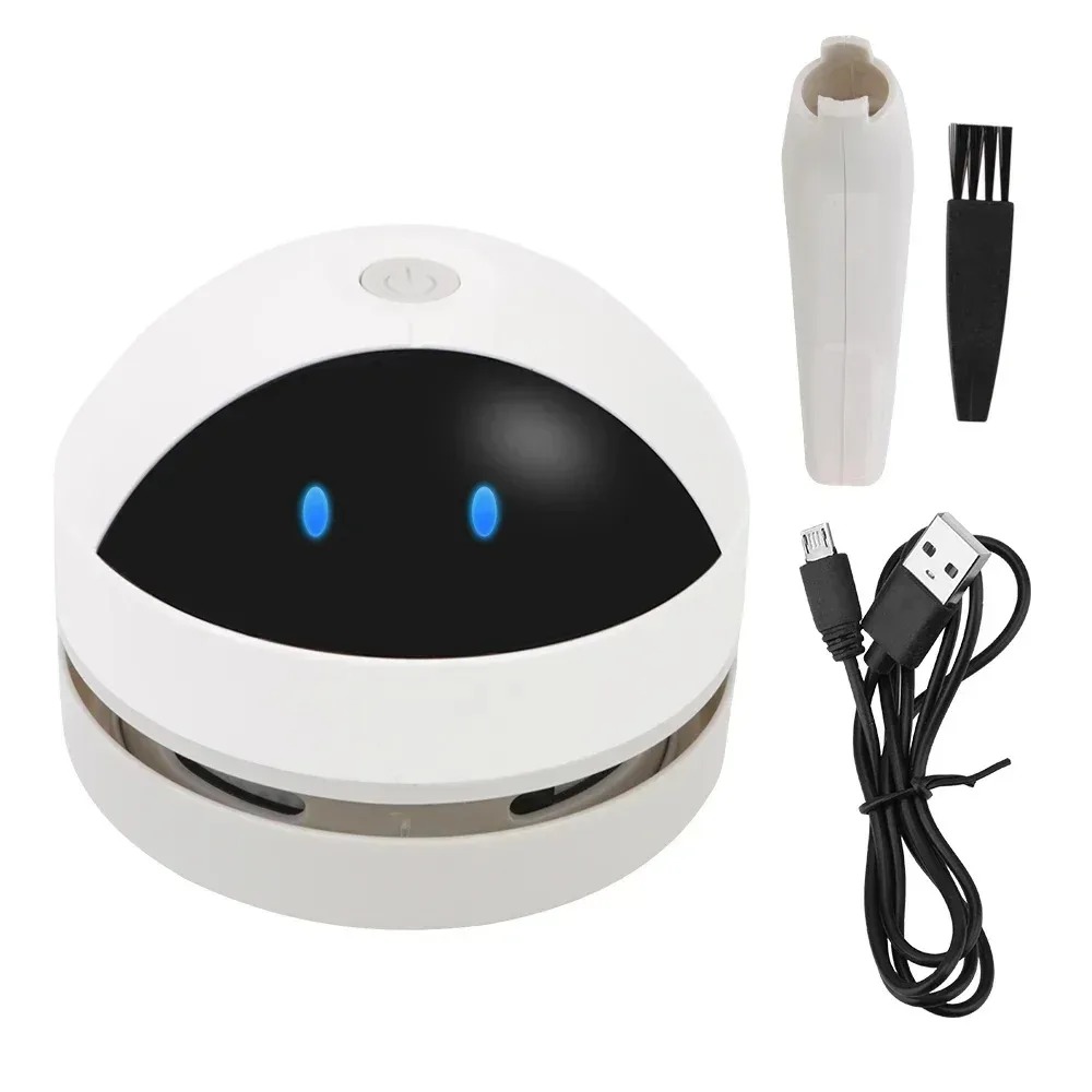 Mini Desktop Vacuum Cleaner USB Rechargeable Cordless Keyboard and Car Cleaner