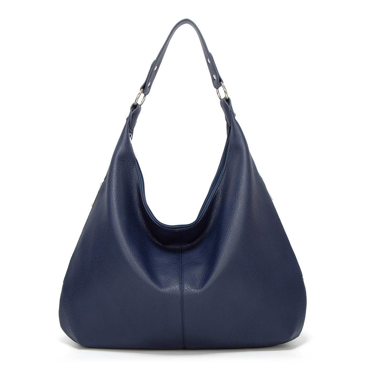 Vintage Faux Leather Shoulder Bag for Women Large Capacity Everyday Tote