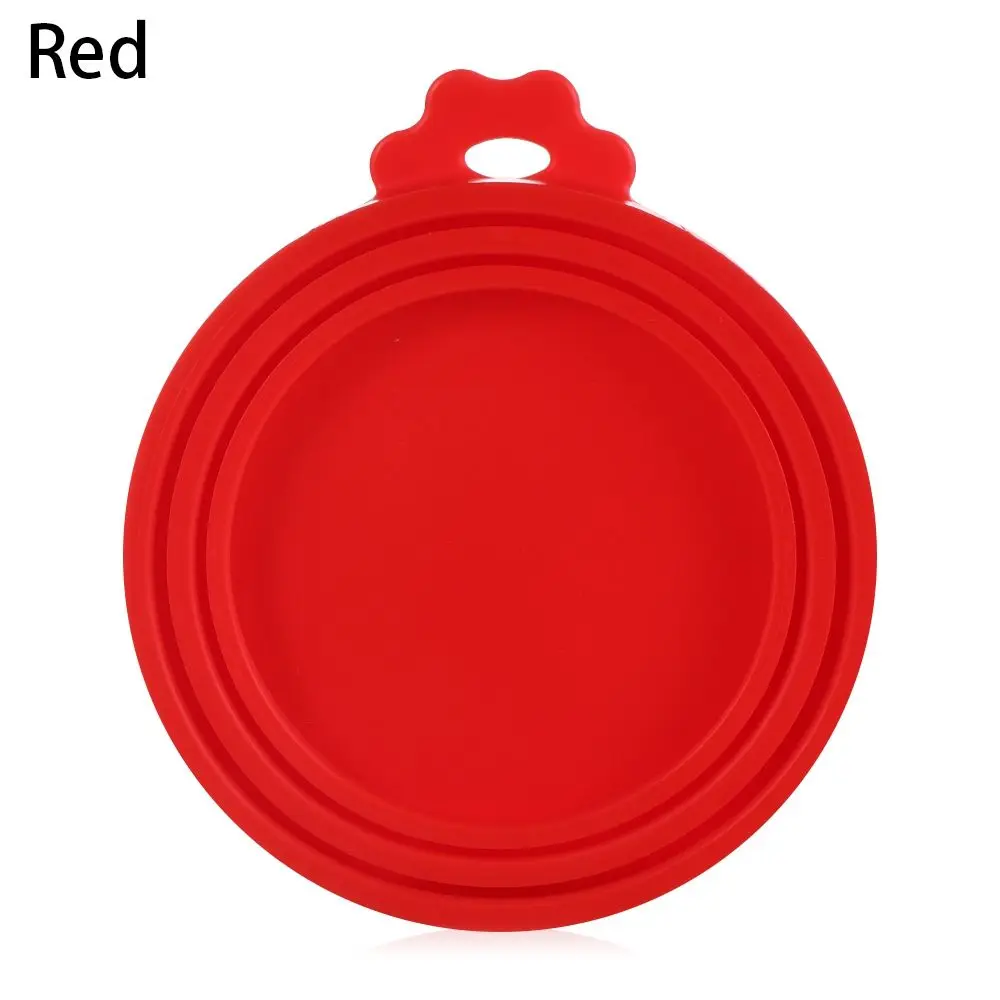 3 in 1 Silicone Can Lid Reusable Pet Food Can Cover for Fresh Storage