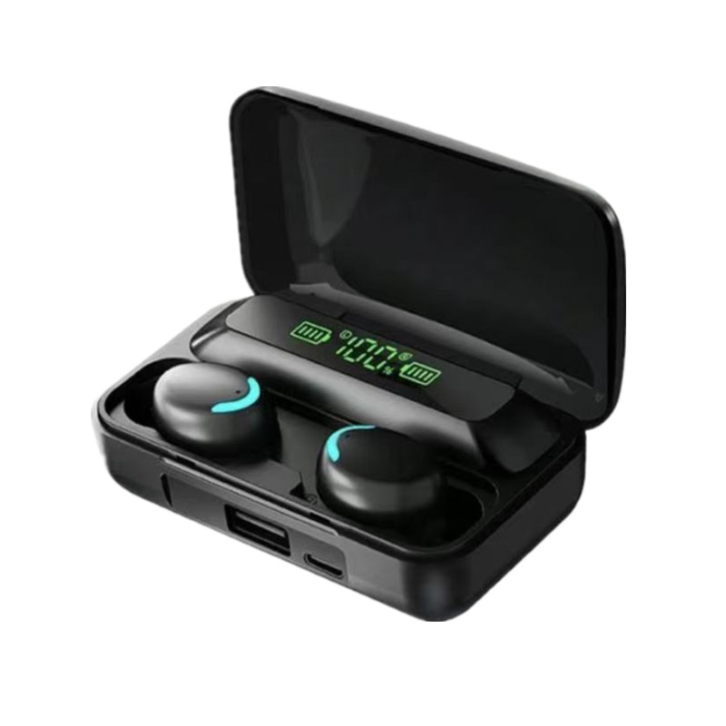F9 Wireless Bluetooth Earbuds with 9D Stereo Bass Touch Control and Waterproof Sport Design