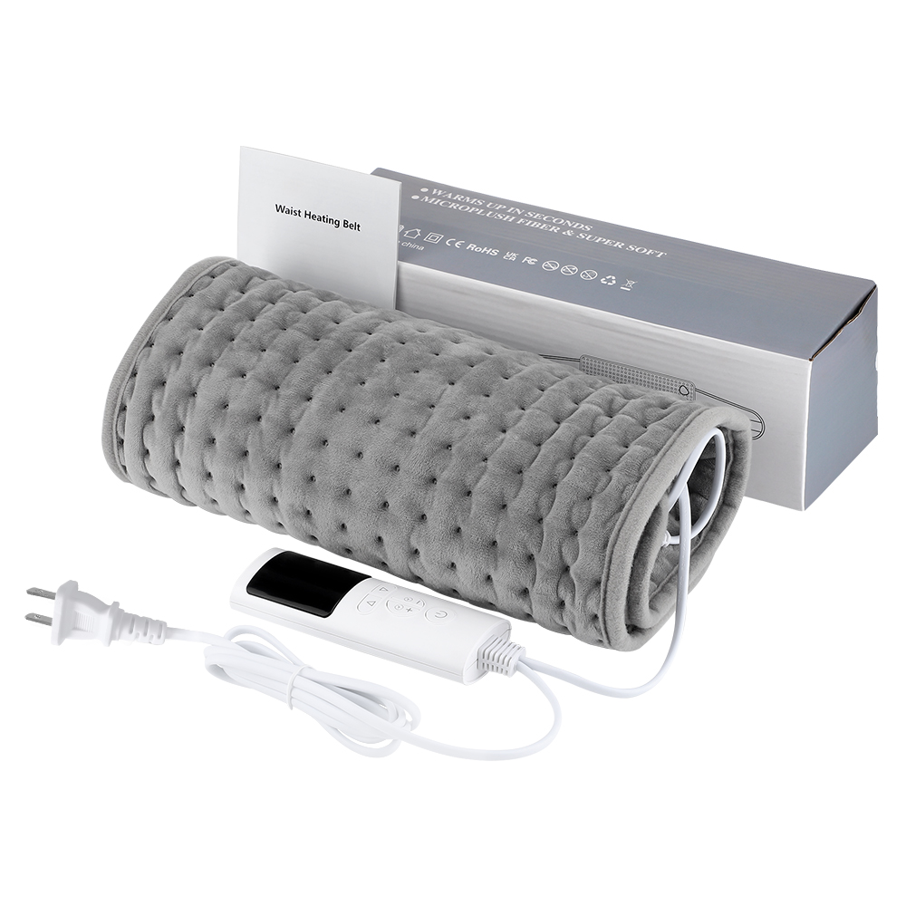 Adjustable Electric Heating Pad and Heated Waist Belt for Back Abdomen and Legs
