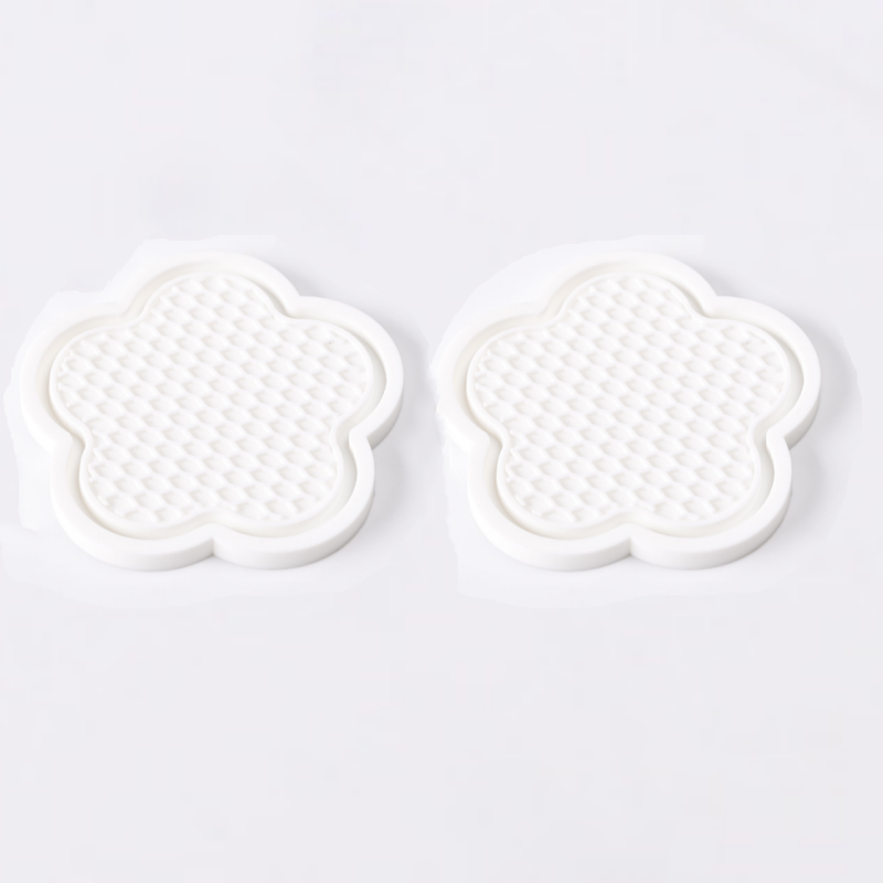 Flower Silicone Car Cup Holder Coasters Non Slip Waterproof Cup Mats