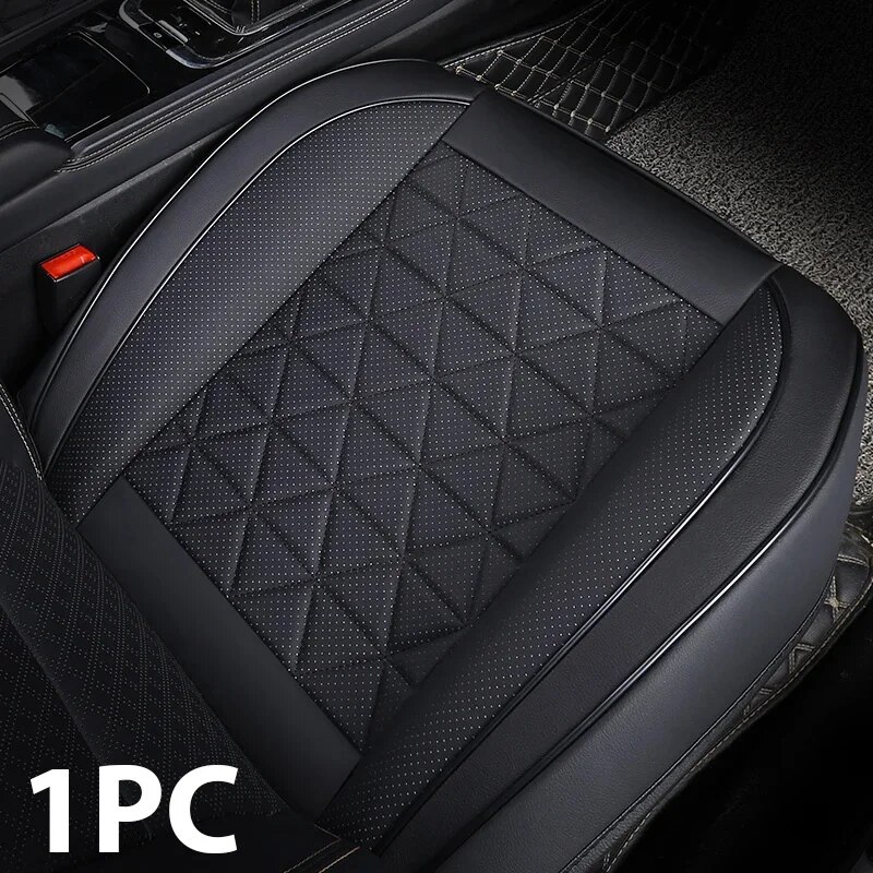 Universal PU Leather Car Seat Cover and Front Seat Cushion Protector
