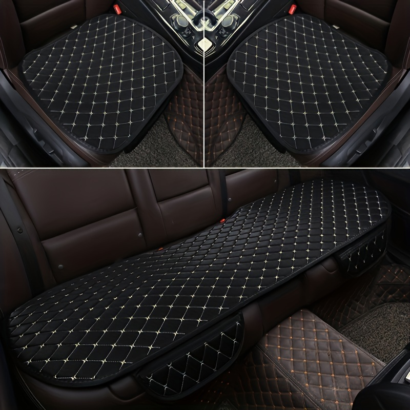 Universal Car Seat Cover Set with Breathable Car Seat Cushion and Protector