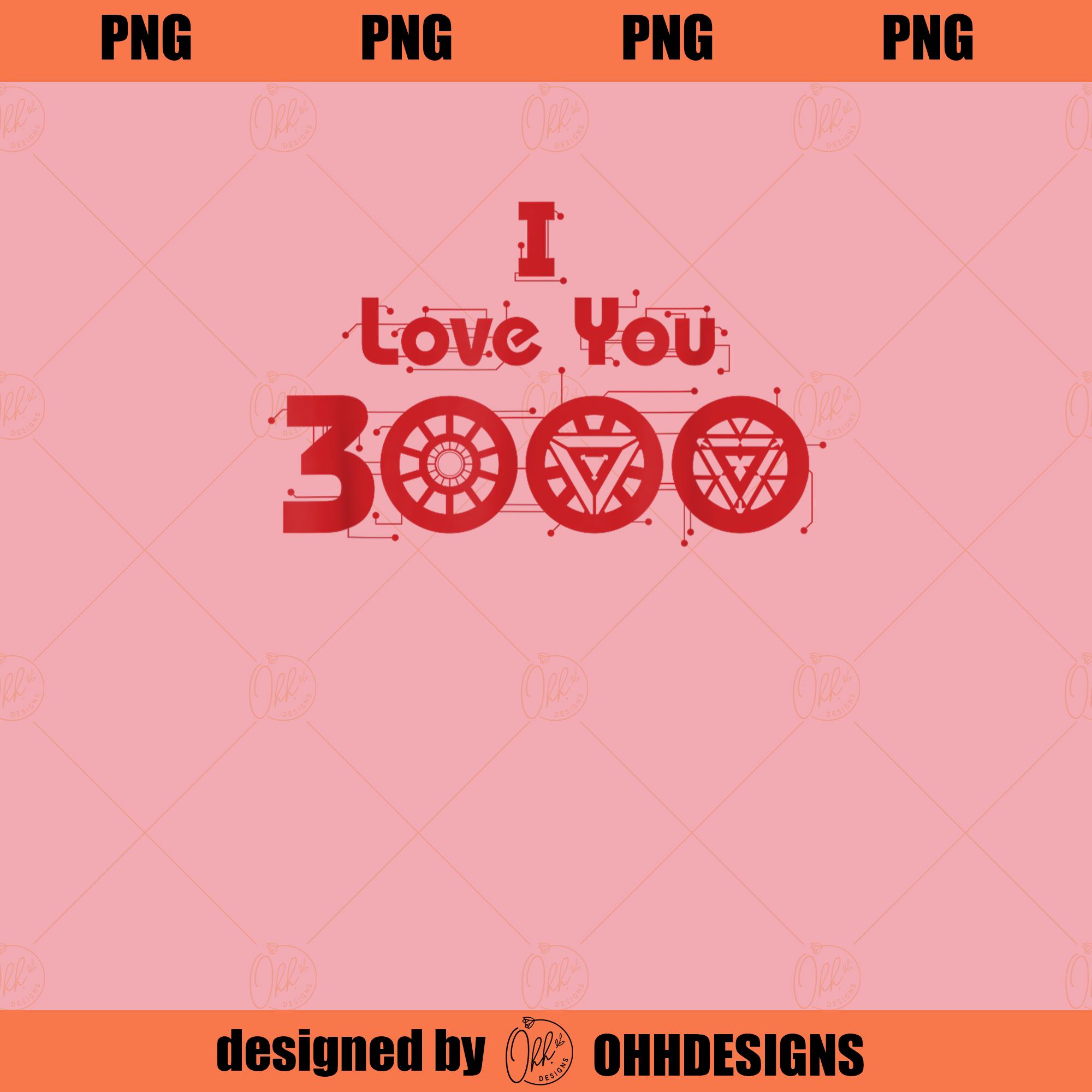 Marvel Avengers Endgame I Love You 3000 Arc Reactors PNG Dow - Inspire ...