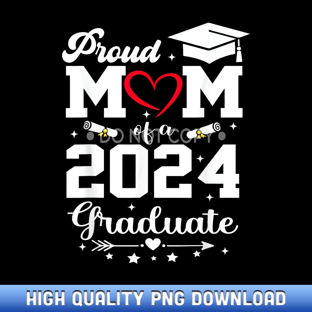 Proud Mom Of A Class Of 2024 Graduate s Senior Mom - Boutiqu | Inspire ...