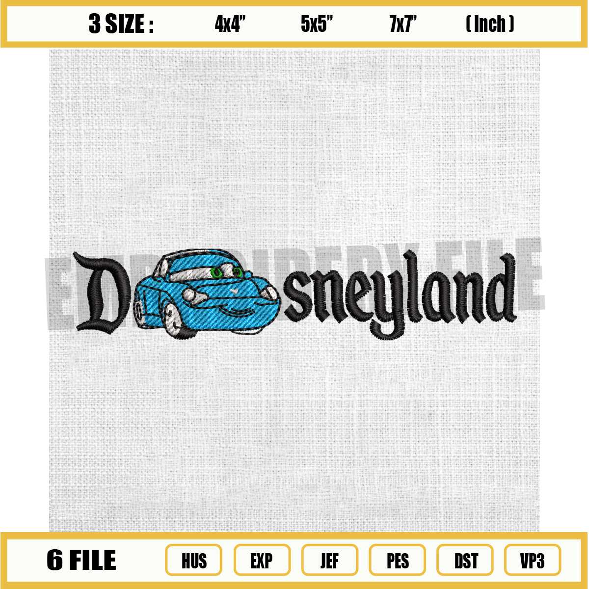 Cars Mater Truck Cute Funny Cartoon Character Embroidered Patch Iron On 3.7x3