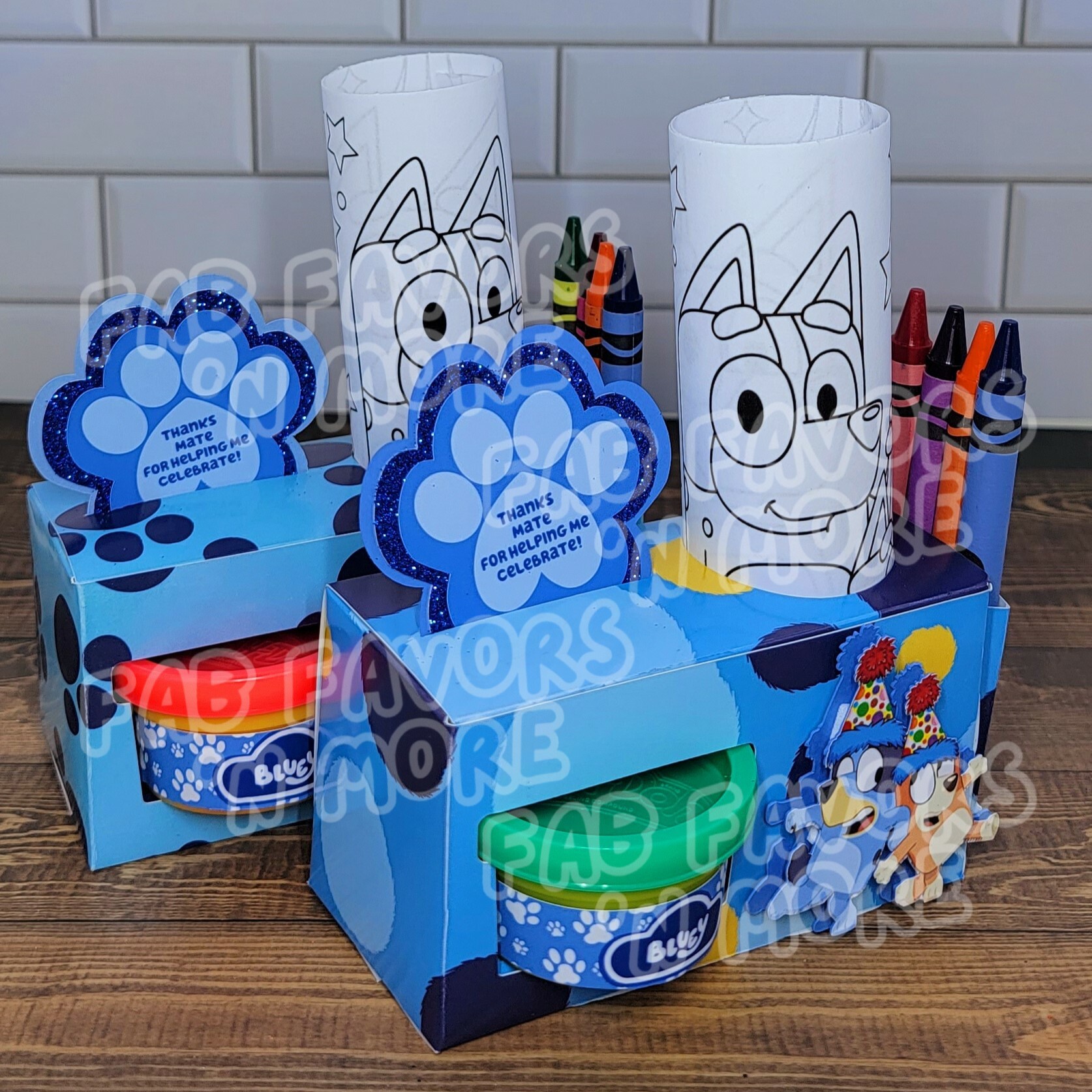 Bluey Inspired Party Favor Box, Bluey Favor Box, Bluey Favor | Inspire ...