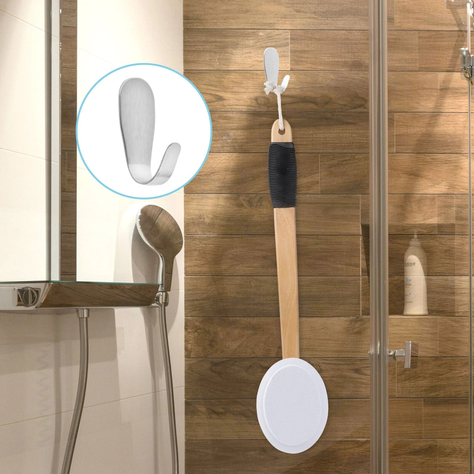 Lotion Applicator with Long Handle, Back Massager for Even Lotion Application & Skin Cream