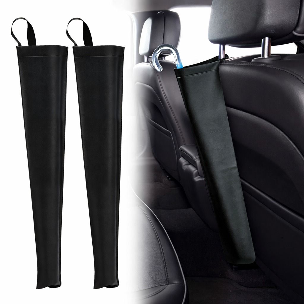 Waterproof Car Umbrella Holder with Strap, Seat Back Storage Bag for Umbrella