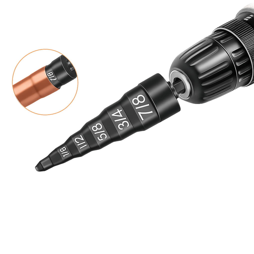 Durable Copper Pipe Flaring & Swaging Kit, Tool for Leak-Proof HVAC & Refrigeration Repairs