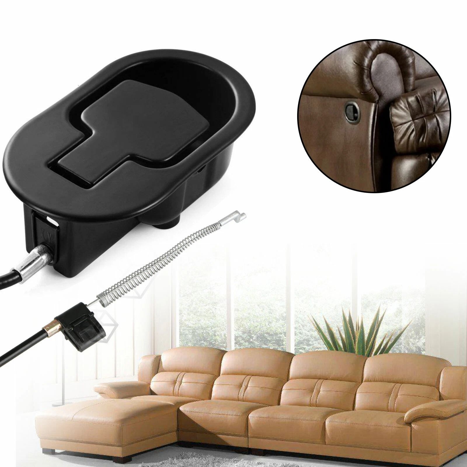 Universal Chair Recliner Handle Replacement Cable Lever for Sofa Release