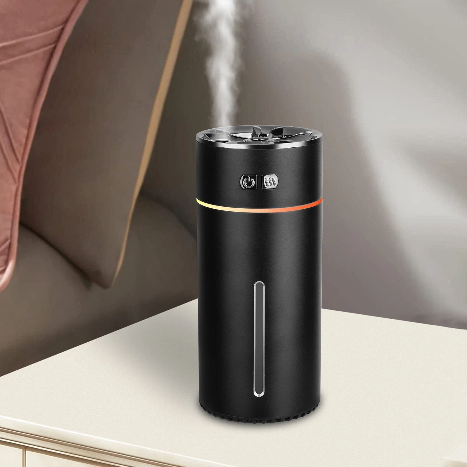Waterless Aroma Diffuser for Car & Large Rooms, Essential Oil Humidifier with Quiet Operation