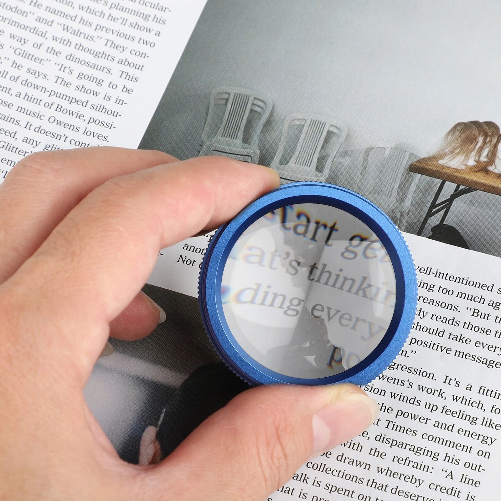 Pocket Magnifying Glass Tool for Jewelry Repair and Viewing Small Objects