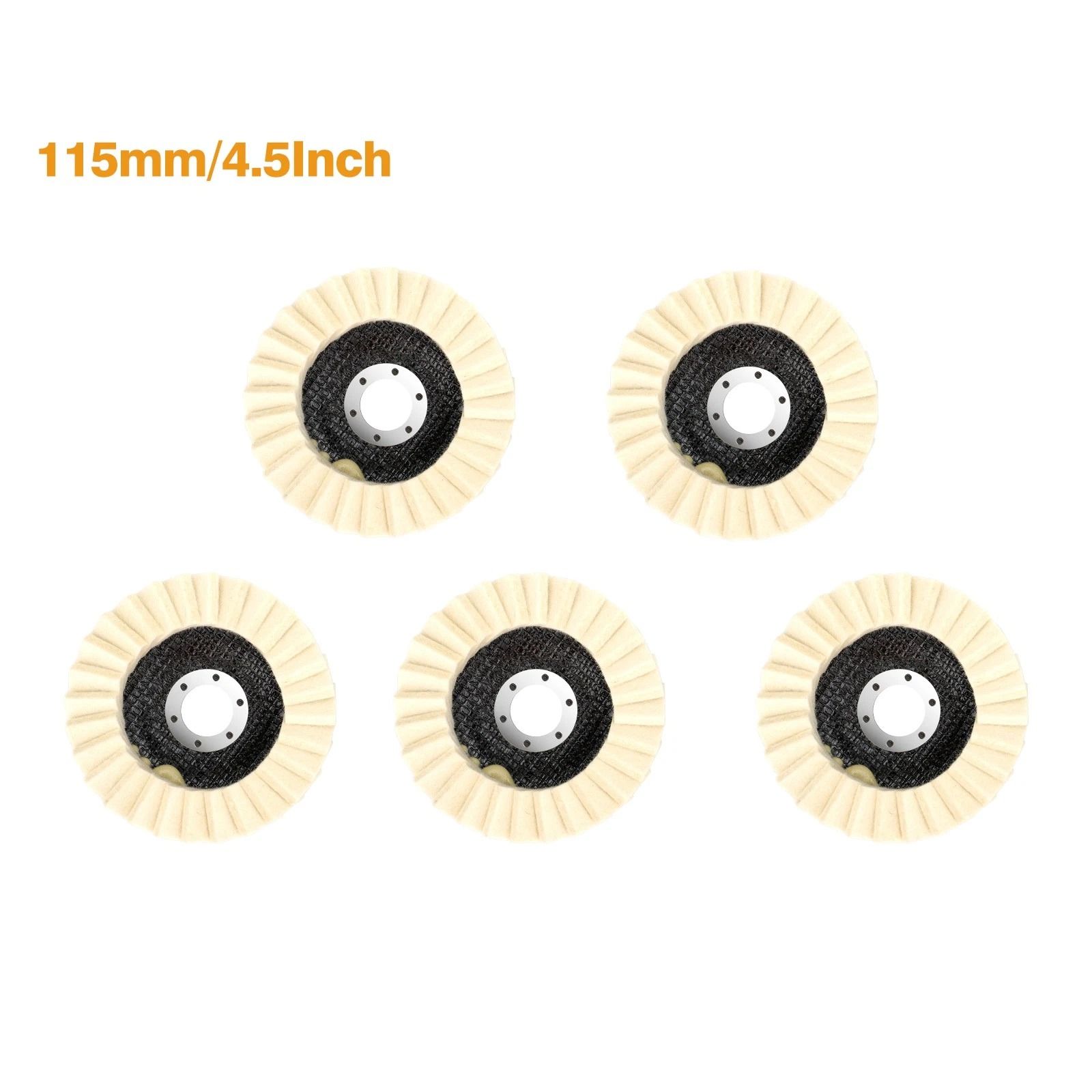Polishing Buffing Wheel Pad Wool Felt Flap Disc for Metal Stone Wood