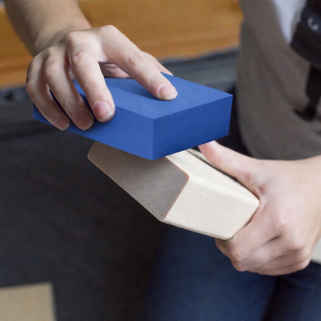 Diamond Polishing Pads Set with Multi Grit Sanding Blocks for Tile Glass Ceramic Marble and Metal