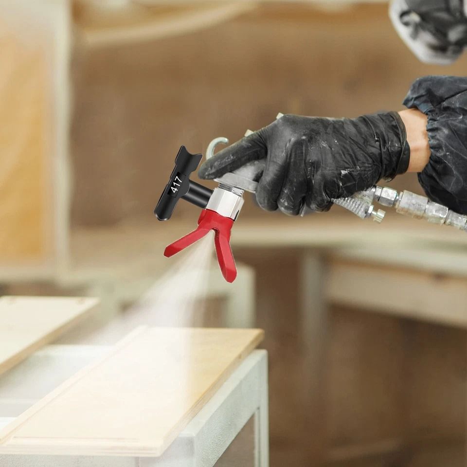 Reversible Paint Sprayer Tip Set for Airless Paint Guns, Stainless Steel Nozzles for Precise Application