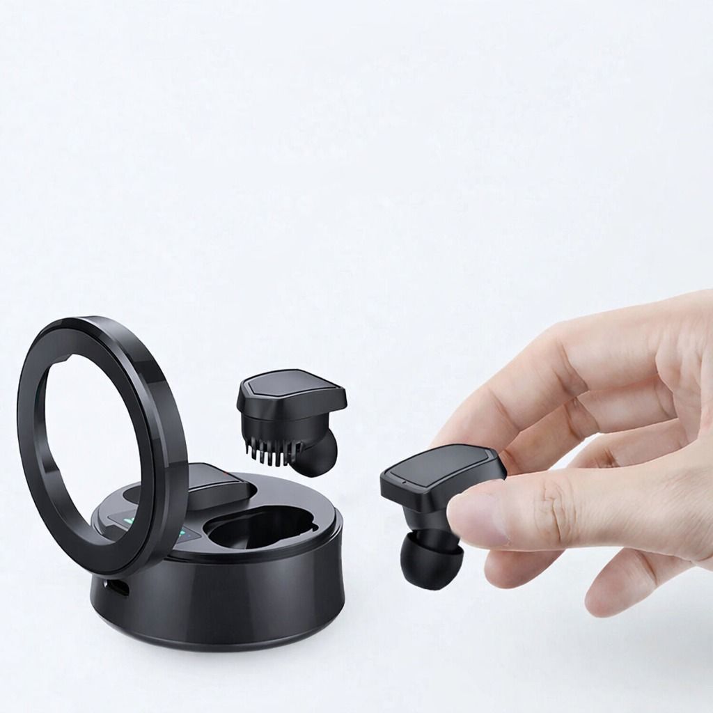 Wireless Bluetooth Earbuds with Noise Cancelling & Touch Control - Hi-Fi Stereo Sound