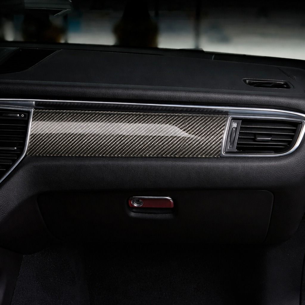 Glossy Carbon Fiber Vinyl Film Car Interior Wrap Sticker