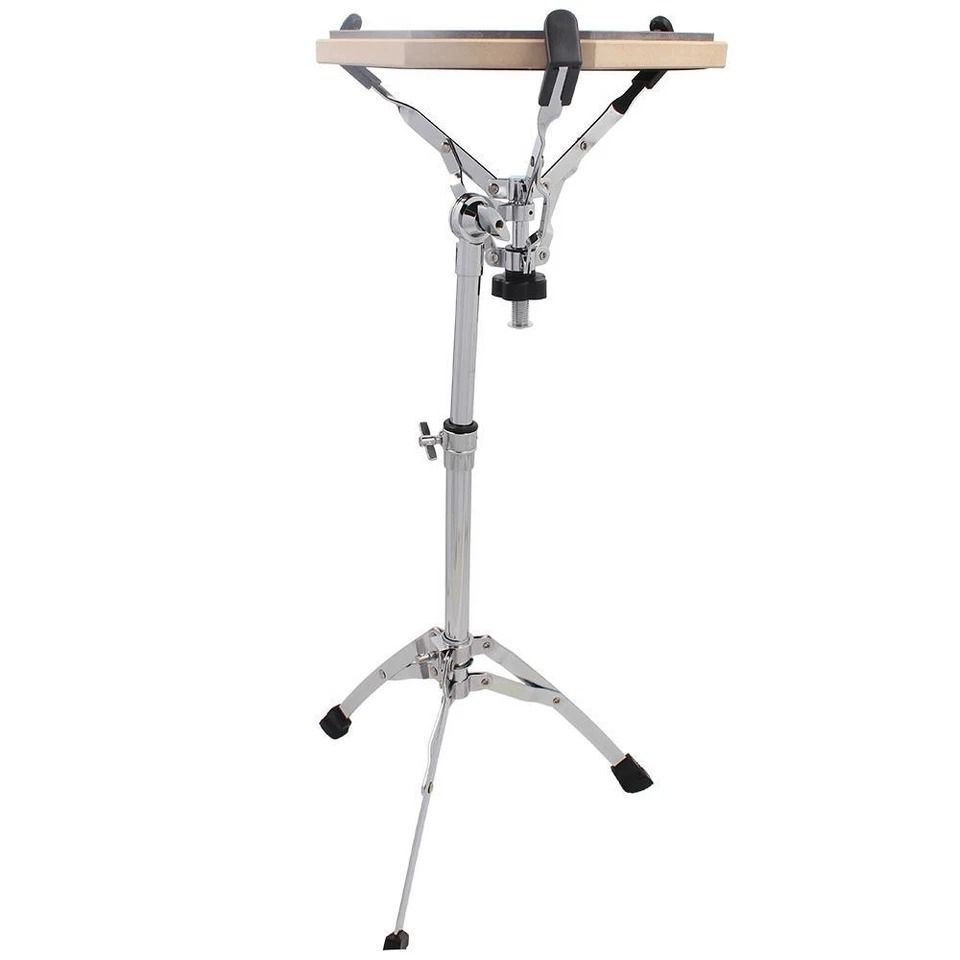 Heavy Duty Chrome Snare Drum Stand Adjustable Percussion Hardware