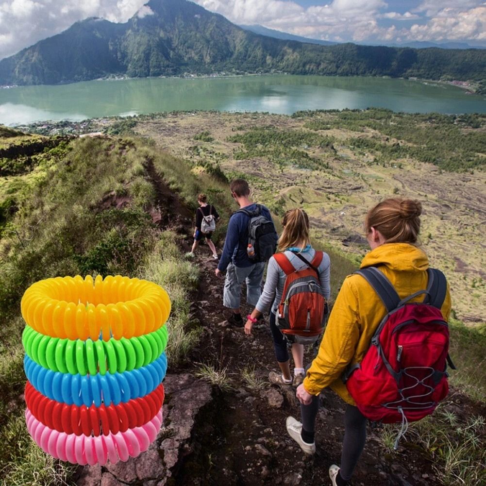 Anti-Bug Insect Pest Repellent Bracelet - Natural Protection Wristbands for Mosquito & Pest Control