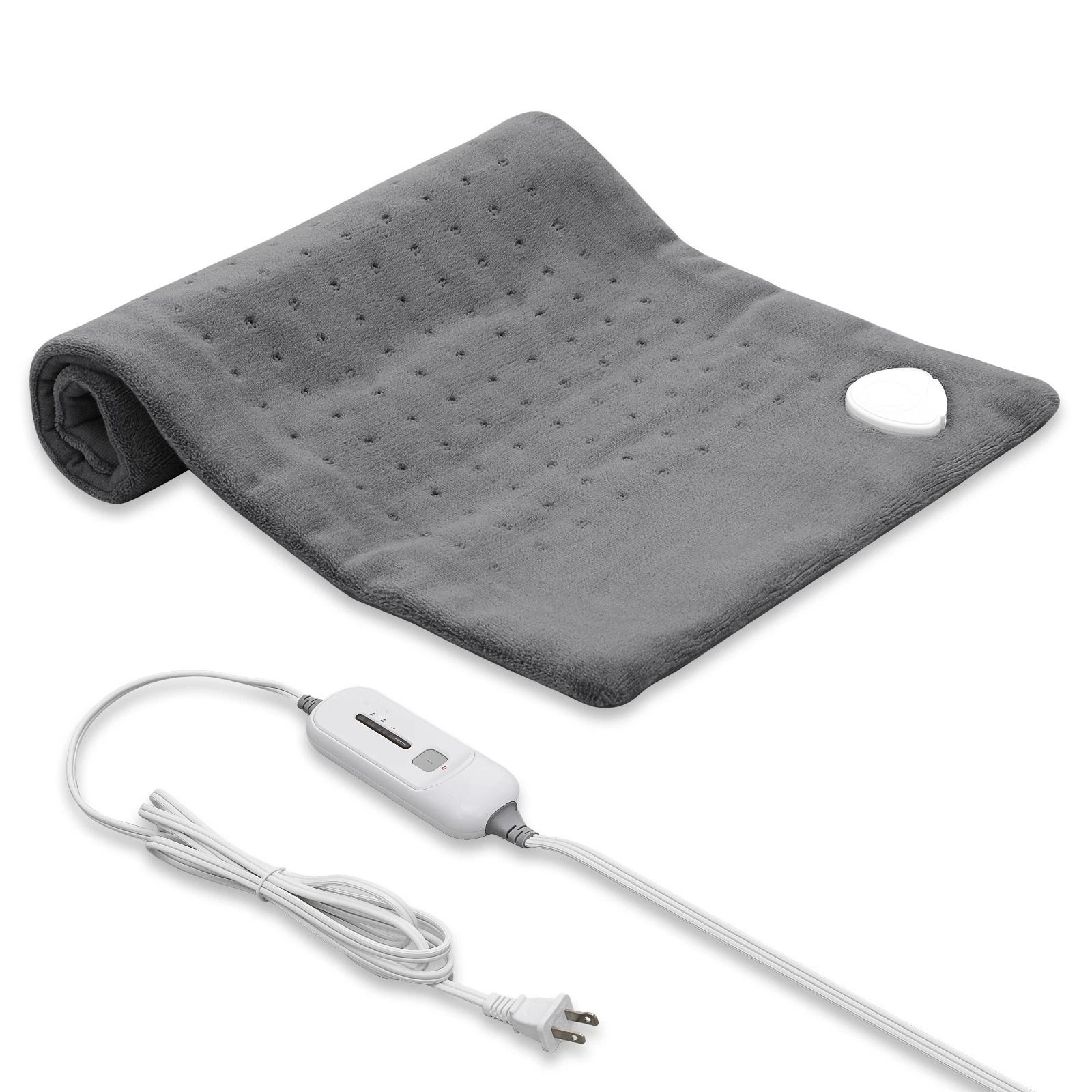 Electric Heating Pad for Muscle Cramps & Back Pain Relief with Adjustable Heat Levels