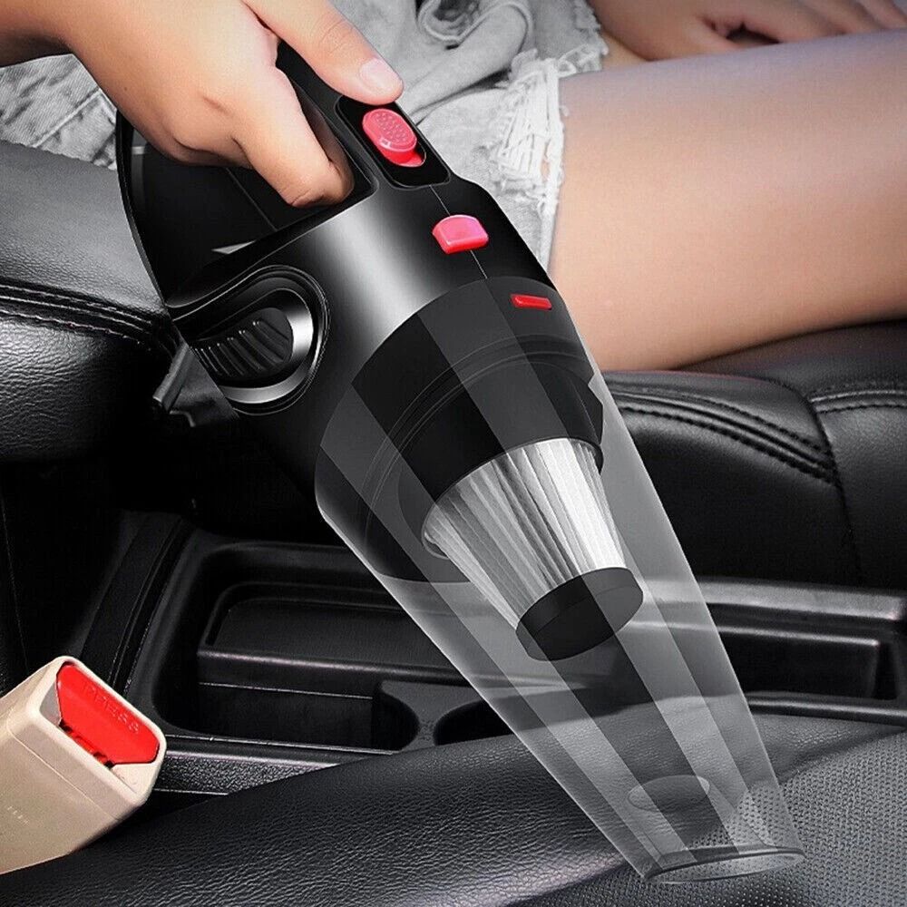 Cordless Handheld Car Vacuum Cleaner – Wet & Dry Duster with Strong Suction for Quick and Efficient Car Cleaning