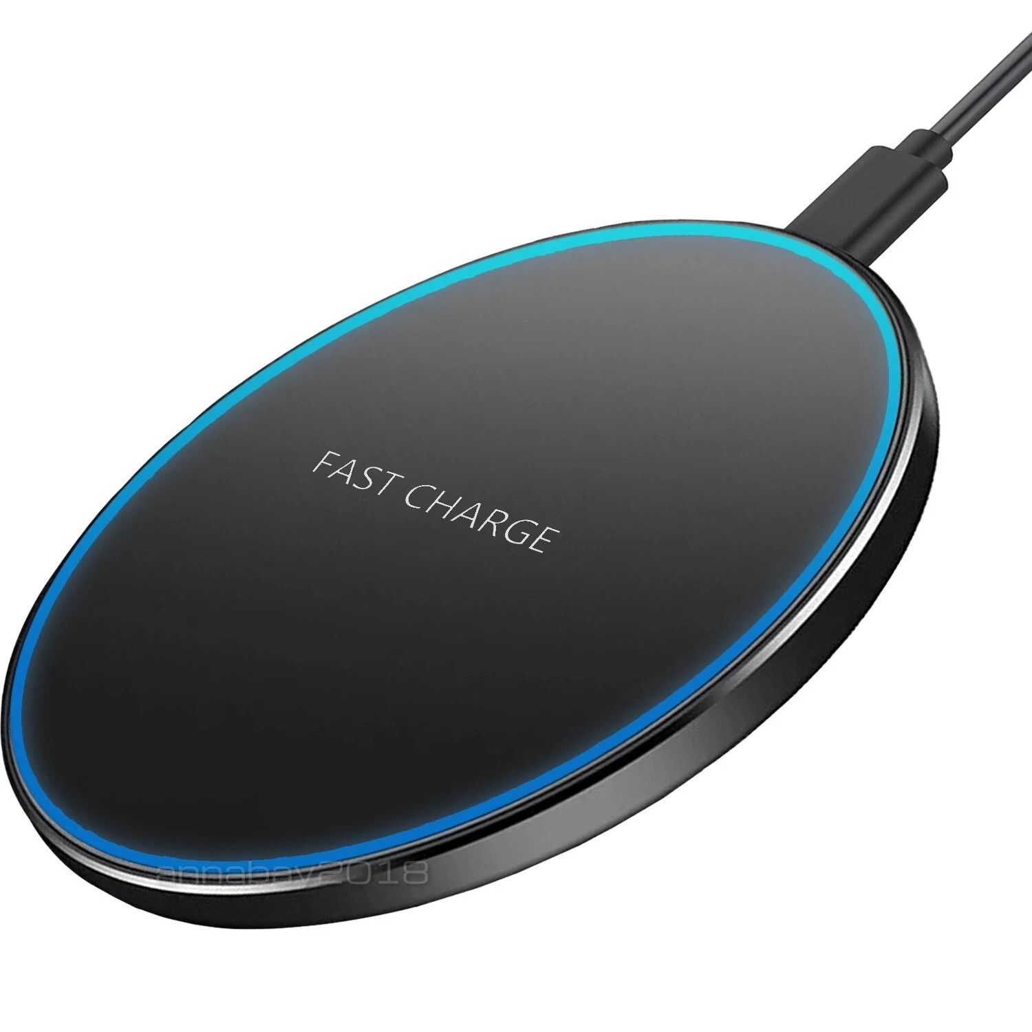 Fast Wireless Charging Pad Slim Case Friendly Charger