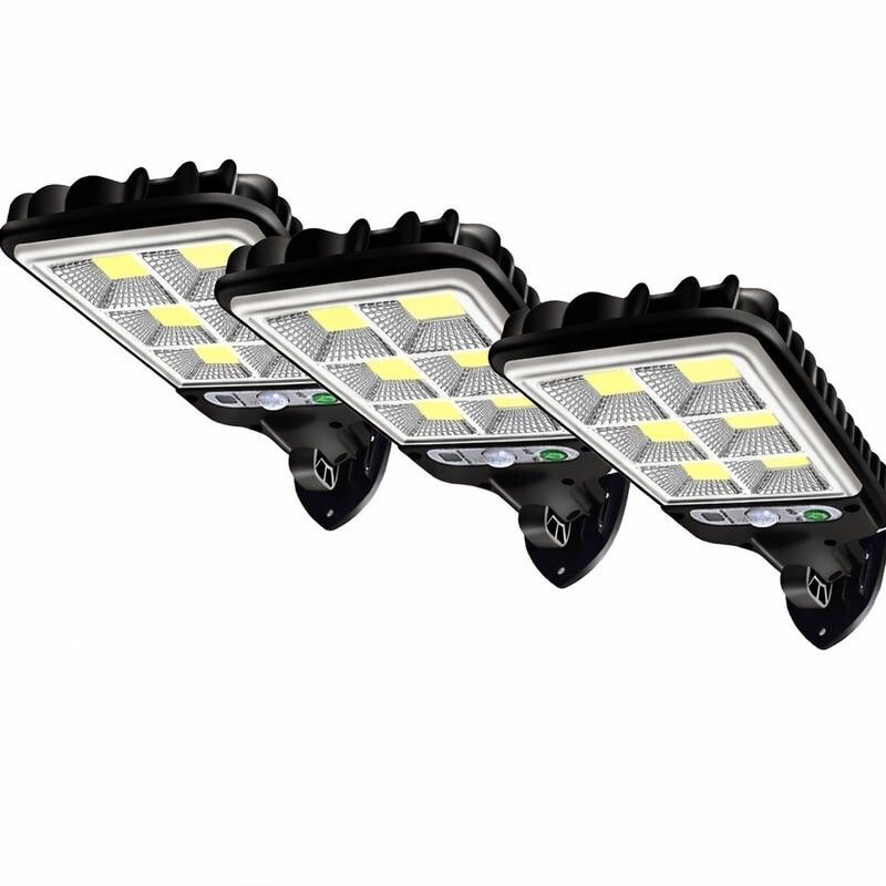 Solar Motion Sensor Wall Lights Outdoor Waterproof Security Lamps