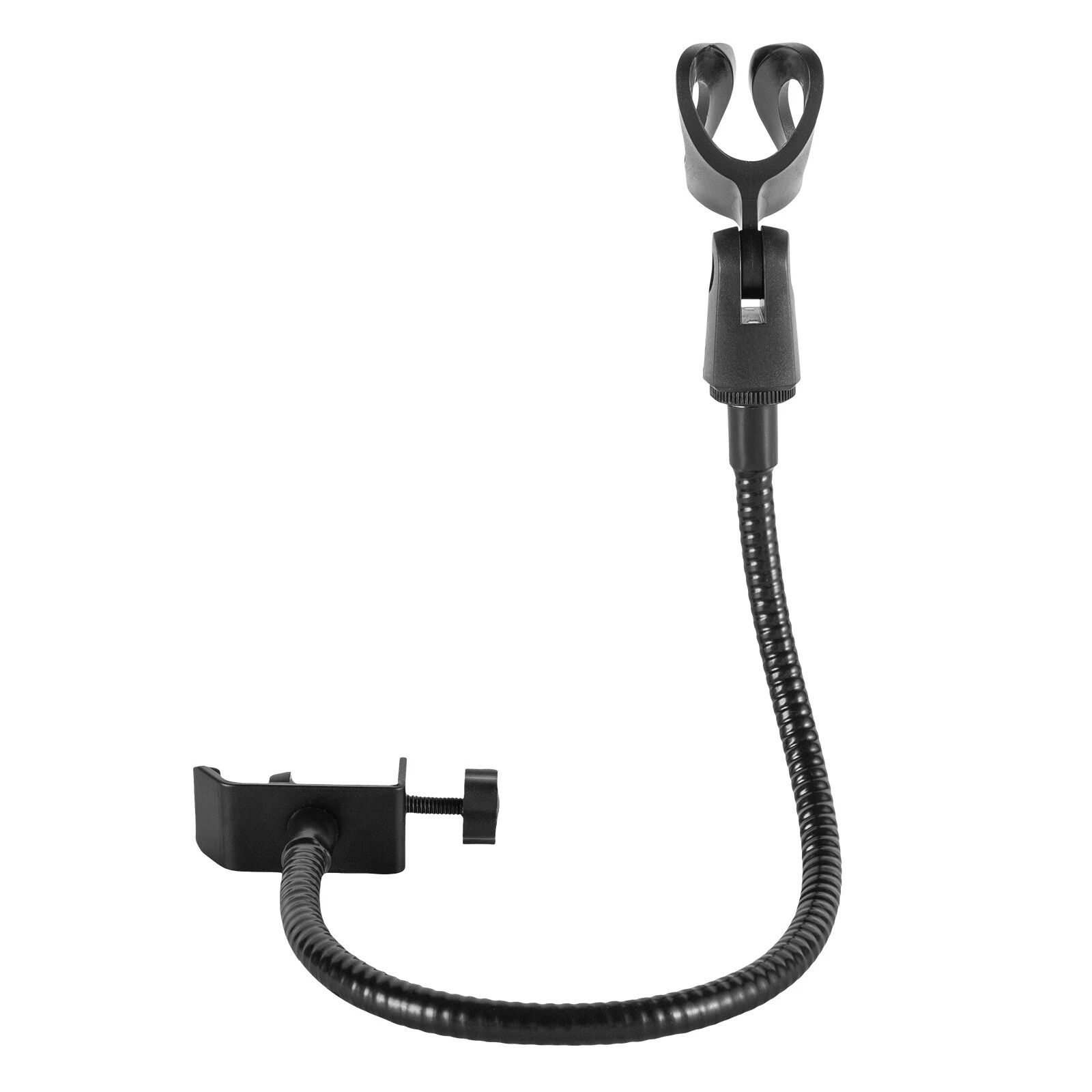 Adjustable Gooseneck Microphone Stand with Desk Clamp Ideal for Radio Broadcasting & Streaming