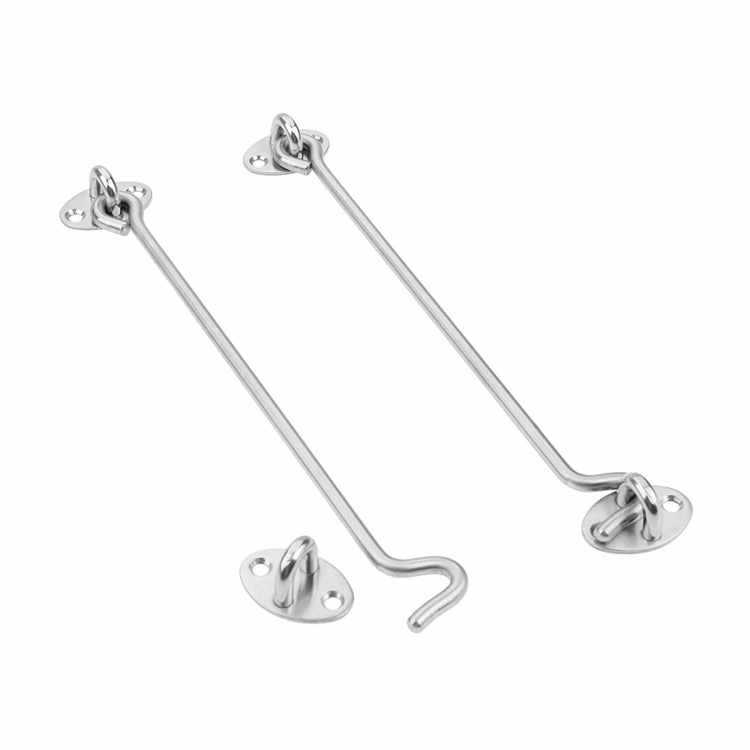 Stainless Steel Cabin Hook Hook and Eye Latch Shed Door Gate Catch Lock