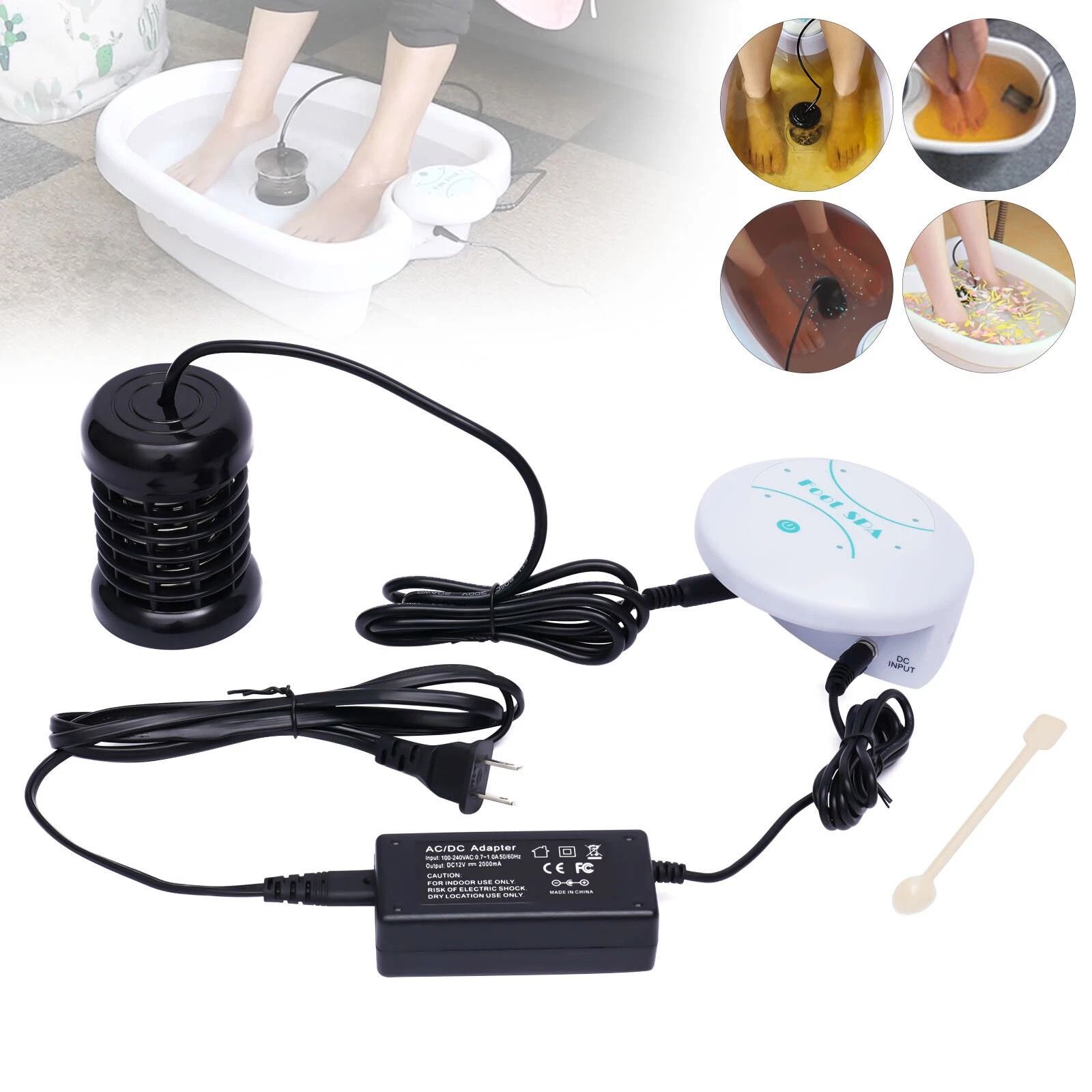 Ionic Detox Foot Bath Spa Machine Low Noise Ion Cleanse for Home & Salon