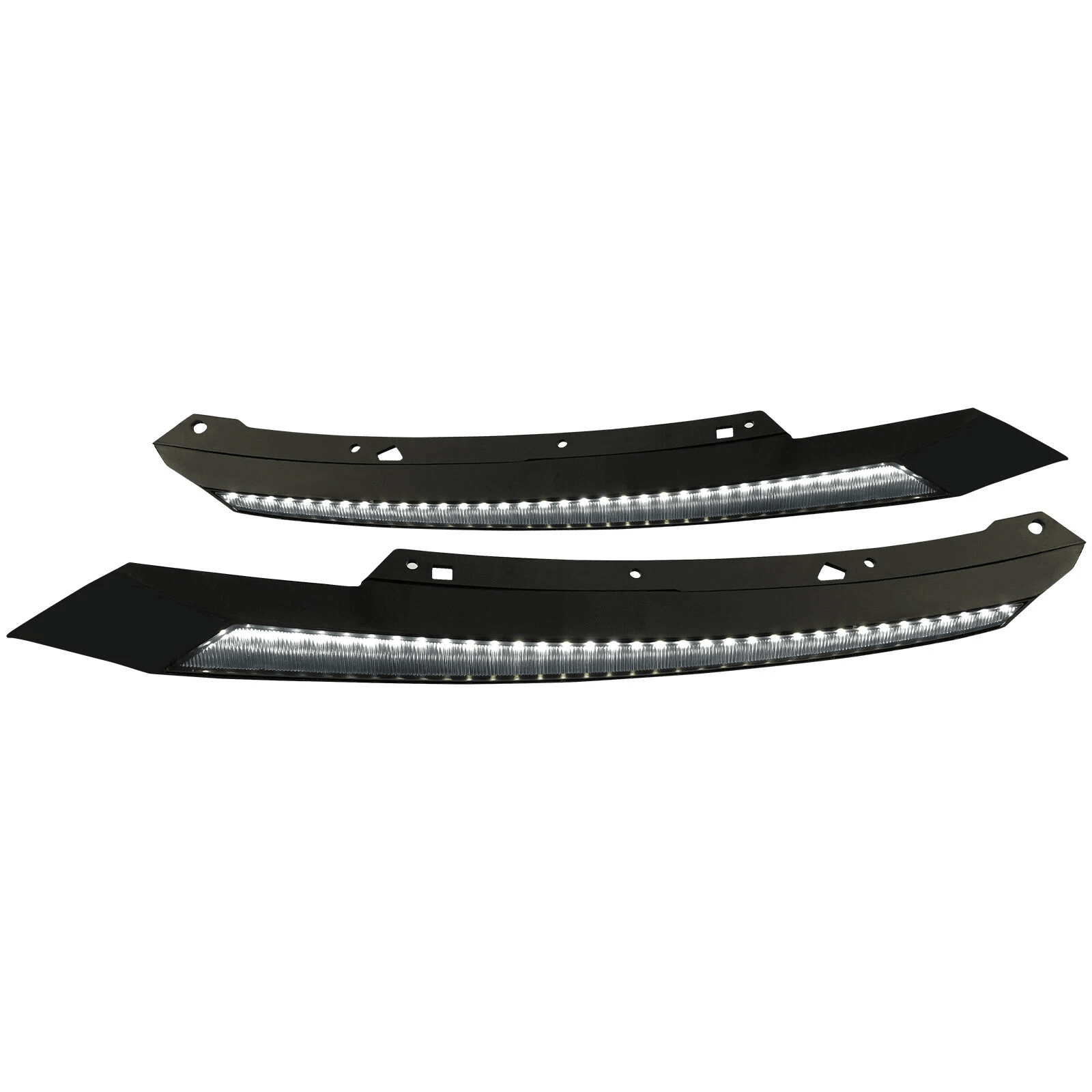 Honda Civic Headlight Eyelids Matte Black Eyebrow Trim Cover For Sedan Hatchback