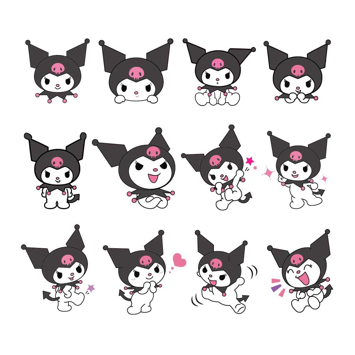 Kuromi Bundle Svg, Sanrio Svg, Hello Kitty Svg, Kawaii Svg | Inspire Uplift