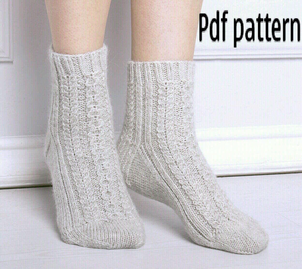 Sock knitting pattern. Sock pattern woman's. | Inspire Uplift