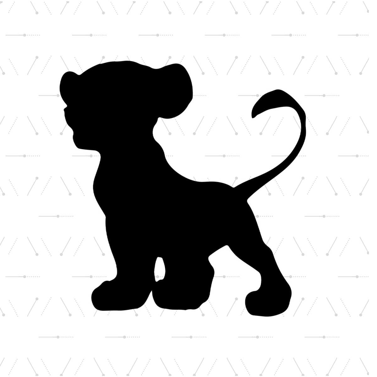 The Lion King Cartoon Simba Magic Band Vector SVG - Inspire Uplift
