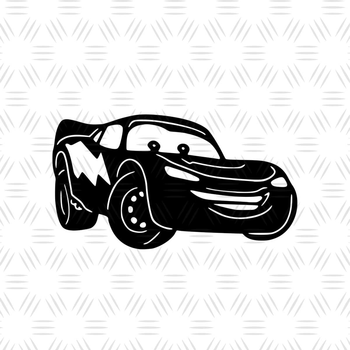 Lightning McQueen Disney Pixar Car Silhouette SVG Inspire Uplift 1710168484 MR Solomon Lk17022024ht76 113202421483