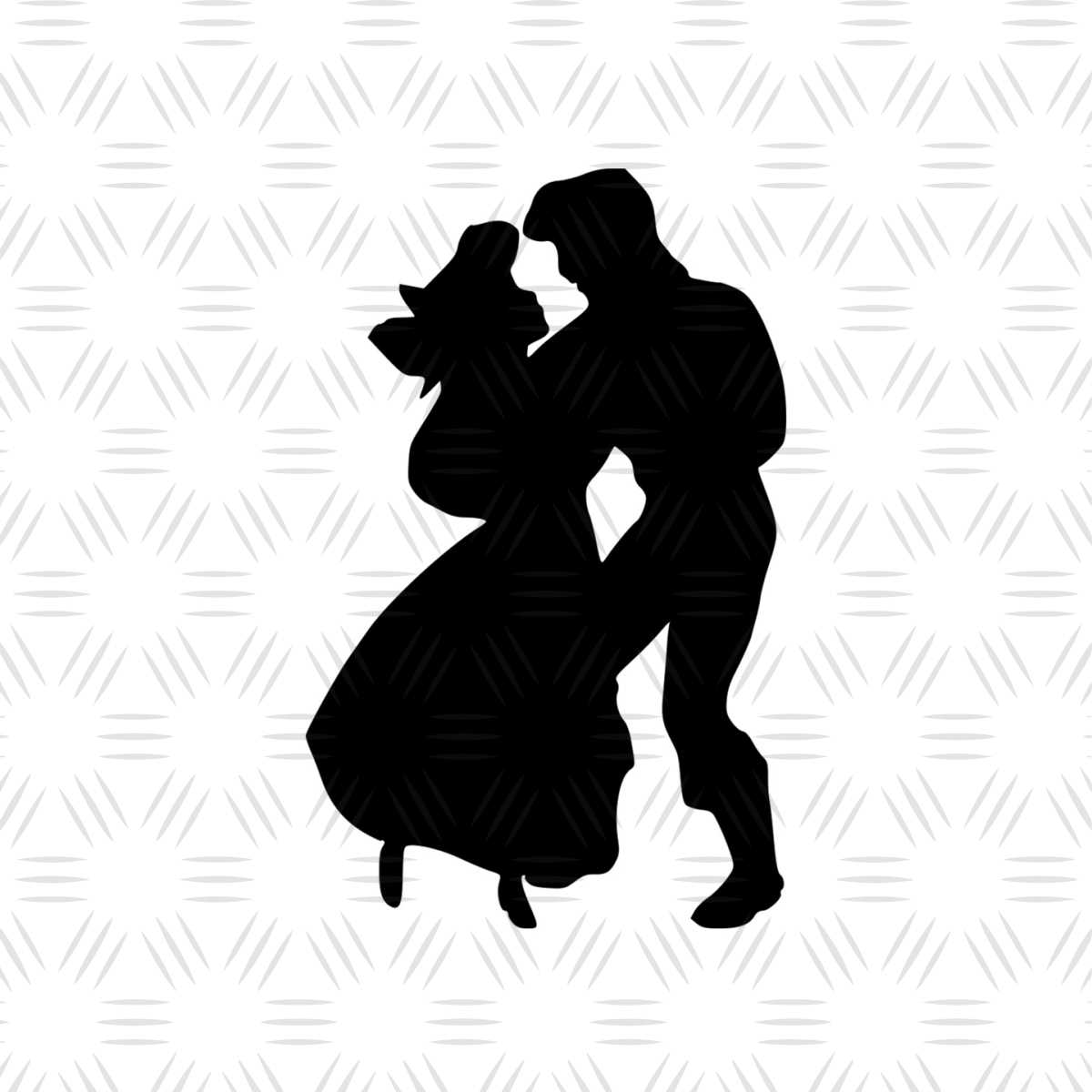 Prince Eric And Princess Ariel The Little Mermaid SVG Silhou - Inspire ...