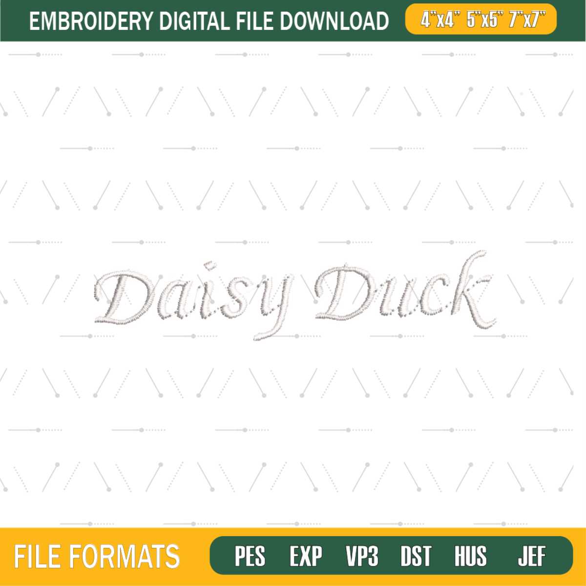 Disney Embroidery Daisy Duck Png | Inspire Uplift