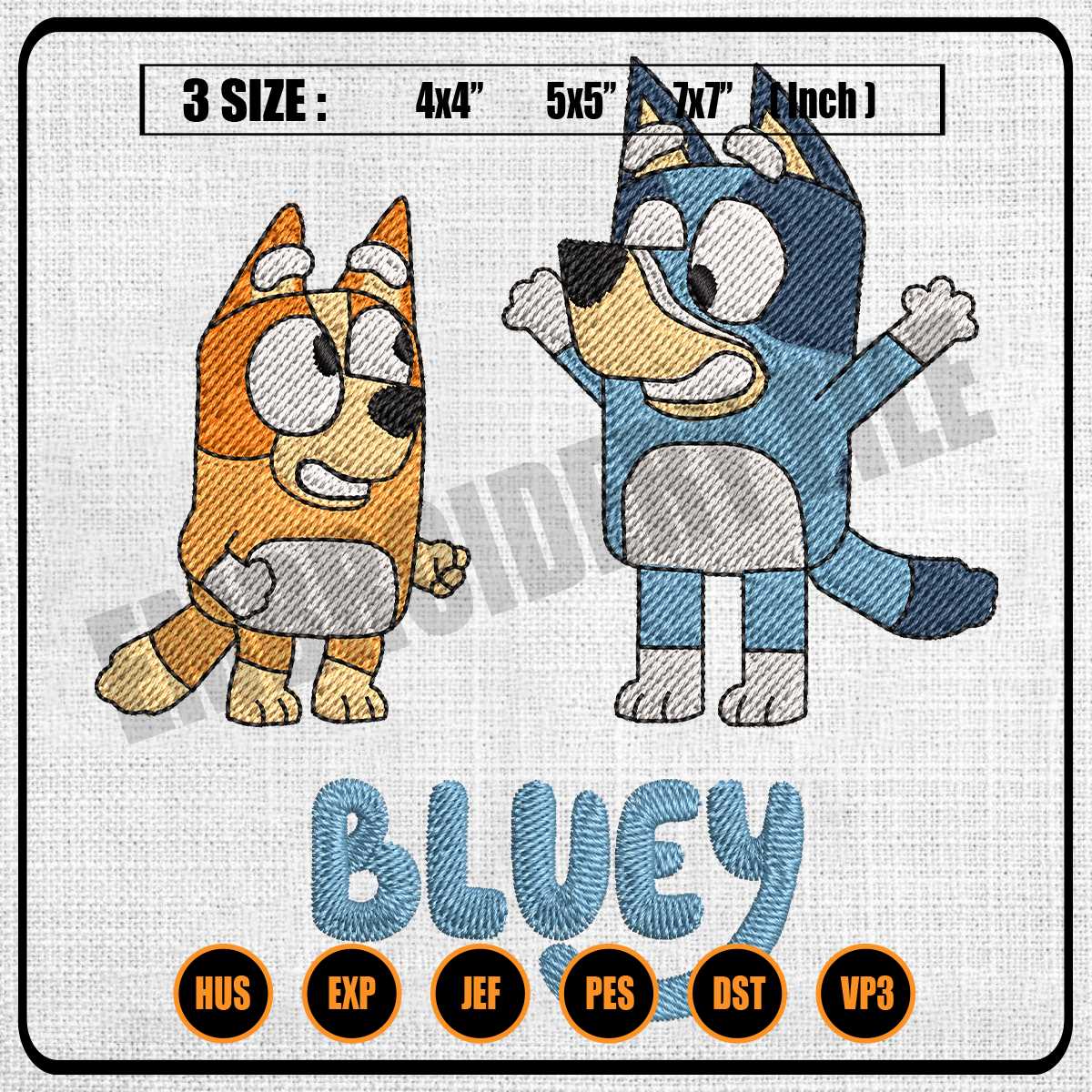 unbranded | Other | Bluey Patches Bingo Heeler Iron On Patch