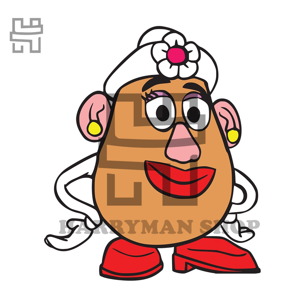Mrs Potato Head Toy Story Cartoon PNG | Inspire Uplift