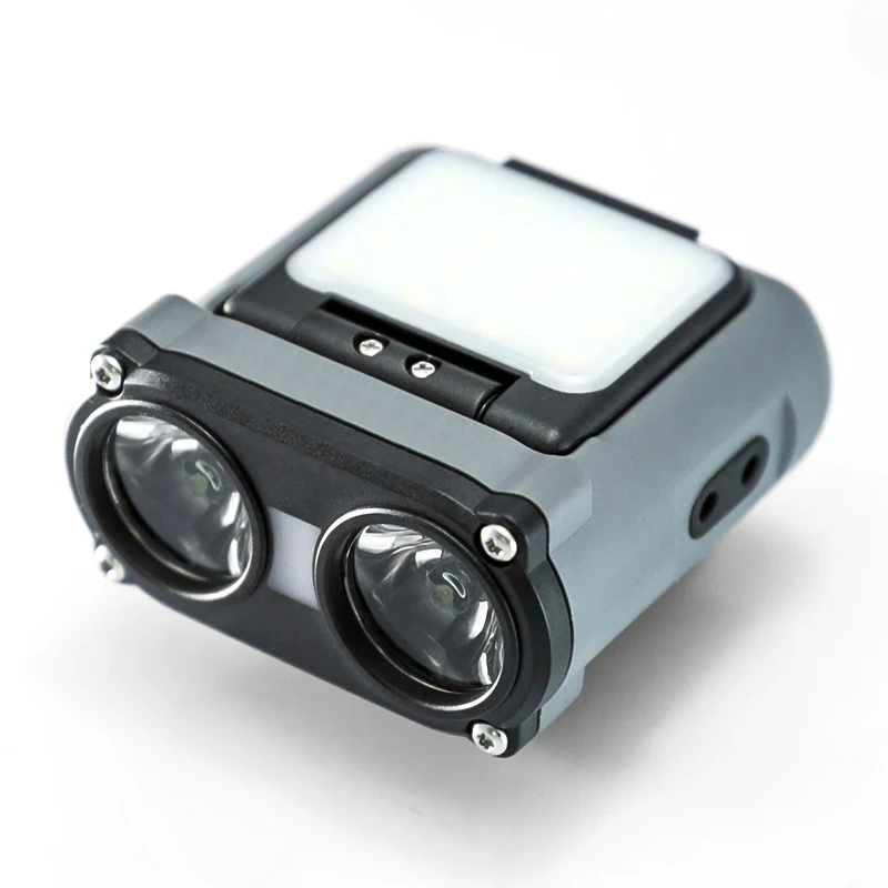 Rechargeable Owl Headlamp Bright LED Flashlight for Hunting, Biking & Fishing Rotating Headlight