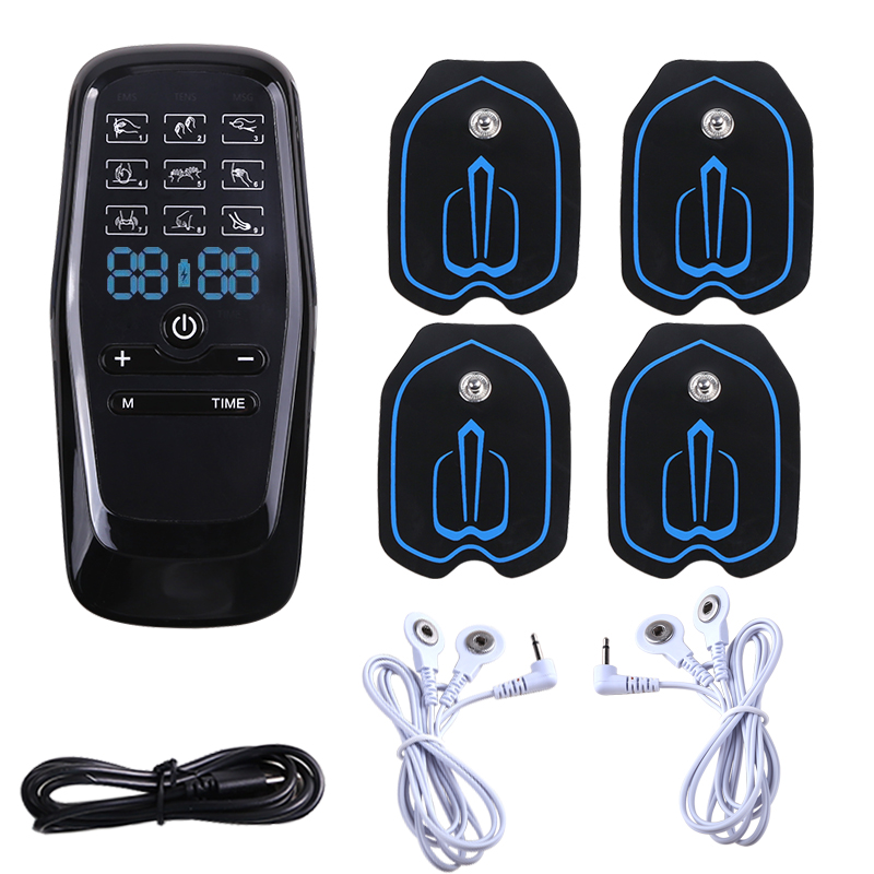 TENS EMS Muscle Stimulator, Acupuncture & Physiotherapy Massager for Full Body Pain Relief & Slimming Therapy
